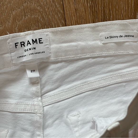 Frame Le Skinny de Jeanne foliage embroidered floral jeans - Picture 5 of 6